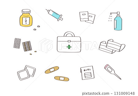 Medical illustration set Medical illustration set 131009148