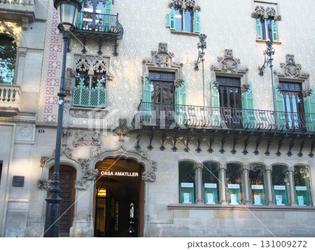 Casa Amatller, Barcelona, Spain, early May morning 131009272