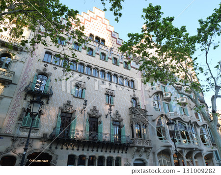 Casa Amatller, Barcelona, Spain, early morning in May Casa Amatller, Barcelona, Spain, early morning in May 131009282