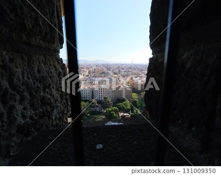 Barcelona, Spain - Sagrada Familia and the city of Barcelona - early morning in May 131009350