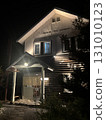 Wooden building floating in the darkness 131010123