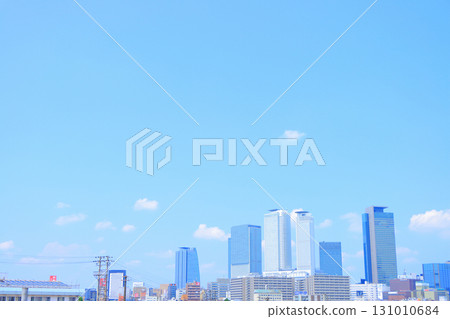 A view of the skyscrapers in front of Nagoya Station, Nagoya City, Aichi Prefecture 131010684