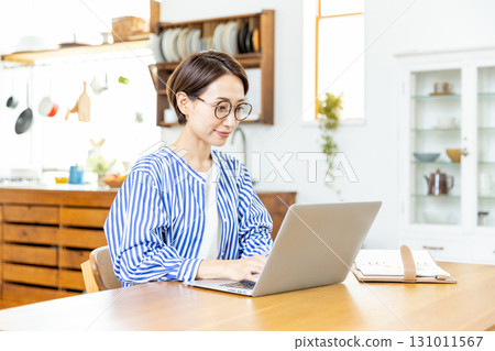 女人做遠程辦公 131011567