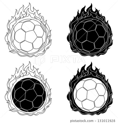 Soccer Ball on Fire Soccer Ball on Fire 131011928