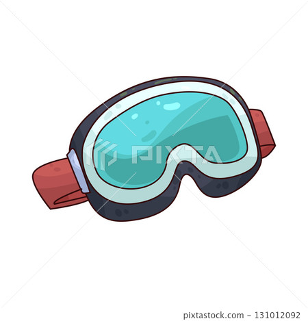 illustration of ski goggles illustration of ski goggles 131012092