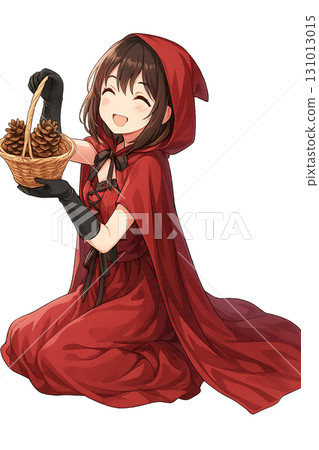 萬聖節扮成小紅帽的女孩 131013015