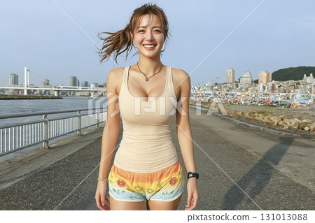 Miyu series: Miyu running scene (photorealistic) 131013088