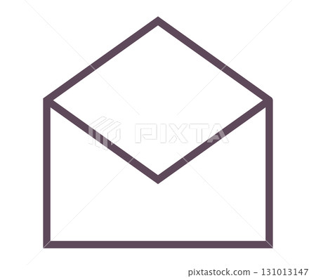 Opened email icon vector illustration 131013147