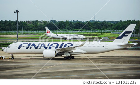 擁有芬蘭航空和日本航空飛機的機場 131013232
