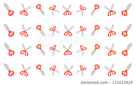 剪刀圖案_像素藝術(紅色) 剪刀圖案_像素藝術(紅色) 131013620