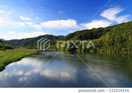 四萬十川映照的天空 131014534