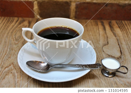 Mocha coffee at a cafe in Kurashiki's scenic area 131014595