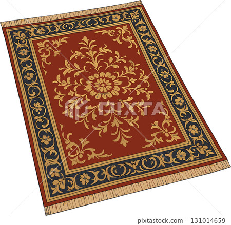 豪華地毯的插圖 豪華地毯的插圖 131014659