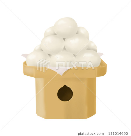 Full moon viewing dumpling illustration Full moon viewing dumpling illustration 131014690