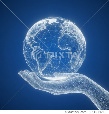 [AI 生成] 掌中地球 - 數位影像 131014719