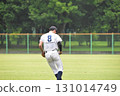 Players playing catch 131014749