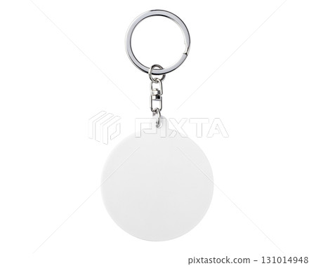 Acrylic round key chain 131014948