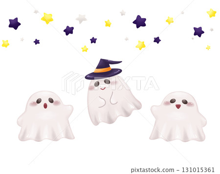 可愛的鬼萬聖節插圖集 131015361