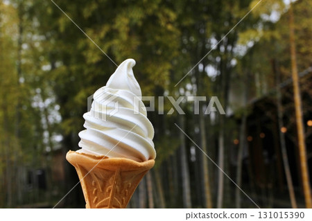 Bamboo forest and soft serve ice cream in Kurashiki's scenic area 131015390
