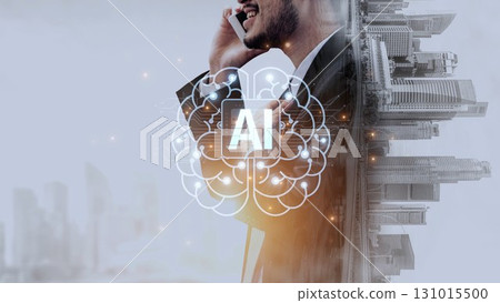 AI Brain Processing Data with Generative Artificial Intelligence Concept Muxer AI Brain Processing Data with Generative Artificial Intelligence Concept Muxer 131015500