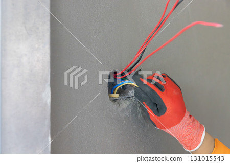 Electrical wiring colours in order to ensure safety electrical wiring. 131015543