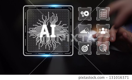 AI Brain Processing Data with Generative Artificial Intelligence Concept Muxer AI Brain Processing Data with Generative Artificial Intelligence Concept Muxer 131016371