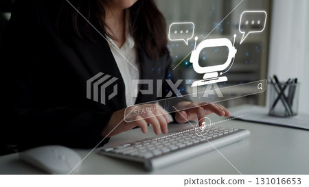 AI Assistant Chatbot Interface with Voice Command and Smart Search Muxer AI Assistant Chatbot Interface with Voice Command and Smart Search Muxer 131016653