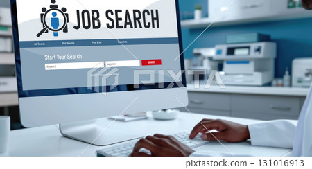Online job search on brisk website for worker to search for job opportunities 131016913