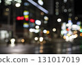 City at night, road lights, bokeh 131017019