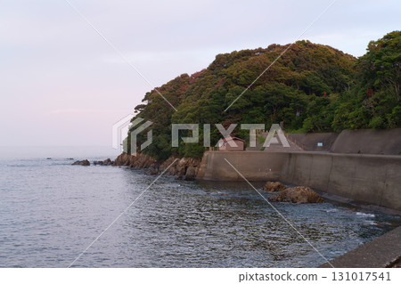 Hut on the coast 131017541