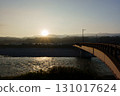 Tenryu River and Ichida Bridge 131017624