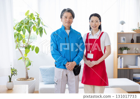 House cleaning staff portrait House cleaning staff portrait 131017733