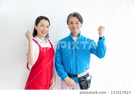 House cleaning staff portrait 131017823