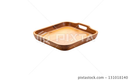 Empty wooden box on white background 131018140