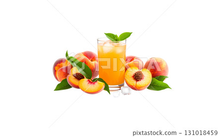 Refreshing and healthy juices and drinks isolated on white background. Refreshing and healthy juices and drinks isolated on white background. 131018459