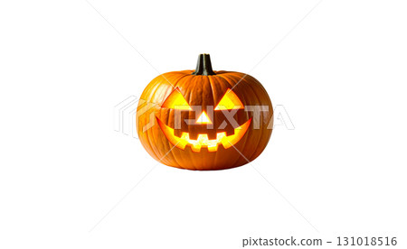 Beautiful pumpkin icon illustration isolated on white background. Beautiful pumpkin icon illustration isolated on white background. 131018516