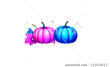 Beautiful pumpkin icon illustration isolated on white background. Beautiful pumpkin icon illustration isolated on white background. 131018517