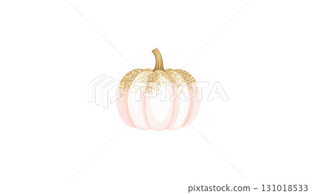 Beautiful pumpkin icon illustration isolated on white background. Beautiful pumpkin icon illustration isolated on white background. 131018533