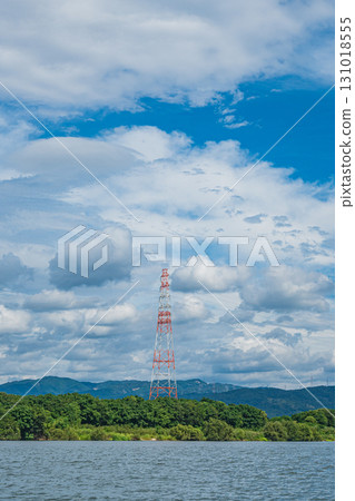 Yodo River scenery, Hirakata City, Osaka Prefecture 131018555