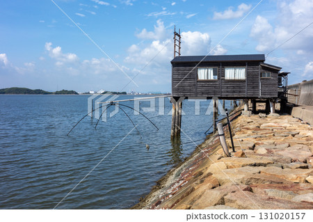 Beautiful scenery of Kojima Bay in Okayama City, Okayama Prefecture, Japan Beautiful scenery of Kojima Bay in Okayama City, Okayama Prefecture, Japan 131020157