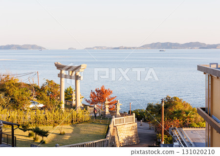 赤穗岬岩津比姫神社的鳥居 131020210