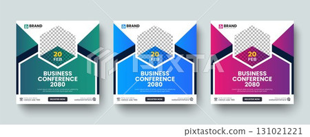 Abstract digital business conference square social media post or web banner ad template. Professional online digital business conference, online banner, promotion, advertising, digital post design. Abstract digital business conference square social media post or web banner ad template. Professional online digital business conference, online banner, promotion, advertising, digital post design. 131021221