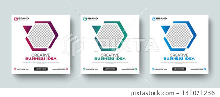 Creative corporate square social media post or web banner ad template. Creative design for online business promotion, Online banner, advertising, digital post design. Creative corporate square social media post or web banner ad template. Creative design for online business promotion, Online banner, advertising, digital post design. 131021236