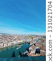 從上面俯瞰蘇黎世城市景觀 131021704