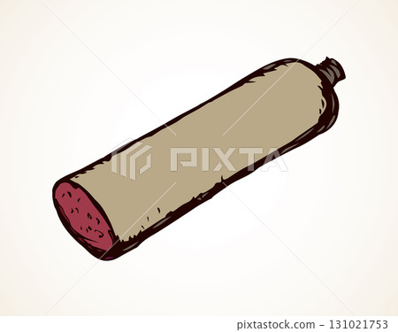 Sausage. Vector drawing 131021753