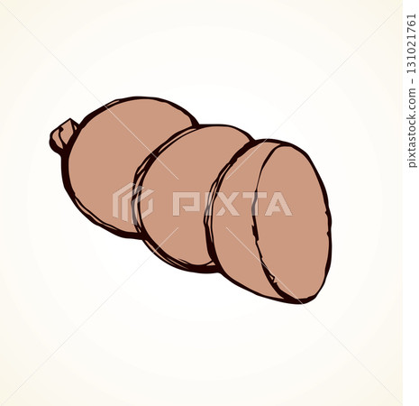 Sausage. Vector drawing Sausage. Vector drawing 131021761