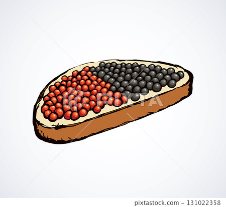 Caviar. Vector drawing 131022358