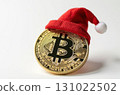 Bitcoin coin, cryptocurrency gift for the new year 131022502