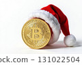 Bitcoin coin, cryptocurrency gift for the new year 131022504