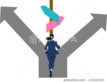 人生的轉捩點插畫 131022915